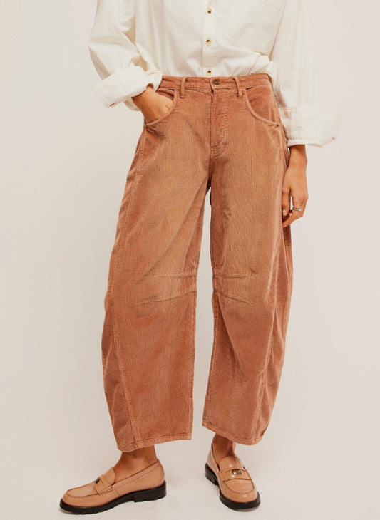 Free People - Good Luck Mid-Rise Barrel Pant