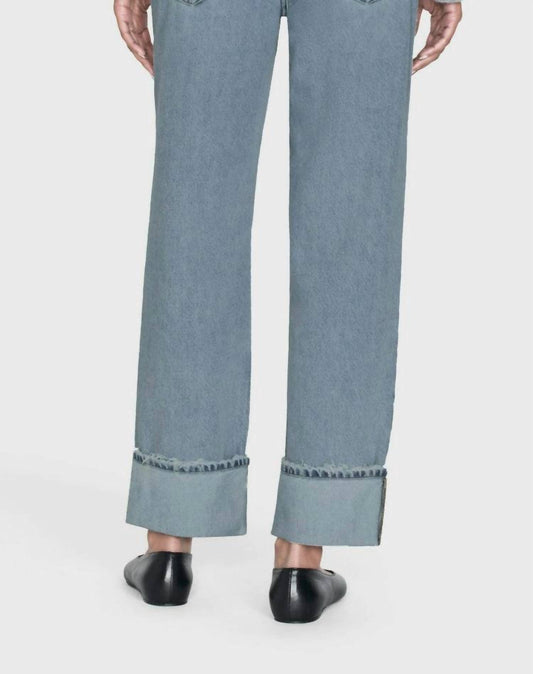 Frame - Slouchy Straight Wide Cuff Jean