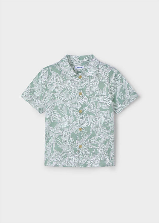 Mayoral - Boys' Leafy Short Sleeve Shirt