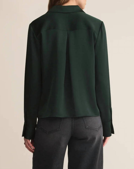 Z Supply - Women's Ana Satin Button Up Shirt