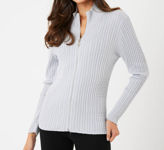 French Kyss - Braided Zip Up Jacket