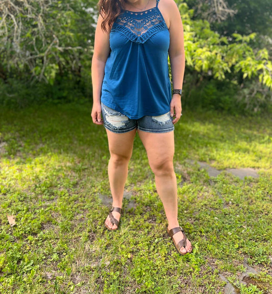Bibi - Lace Detail Tank Top