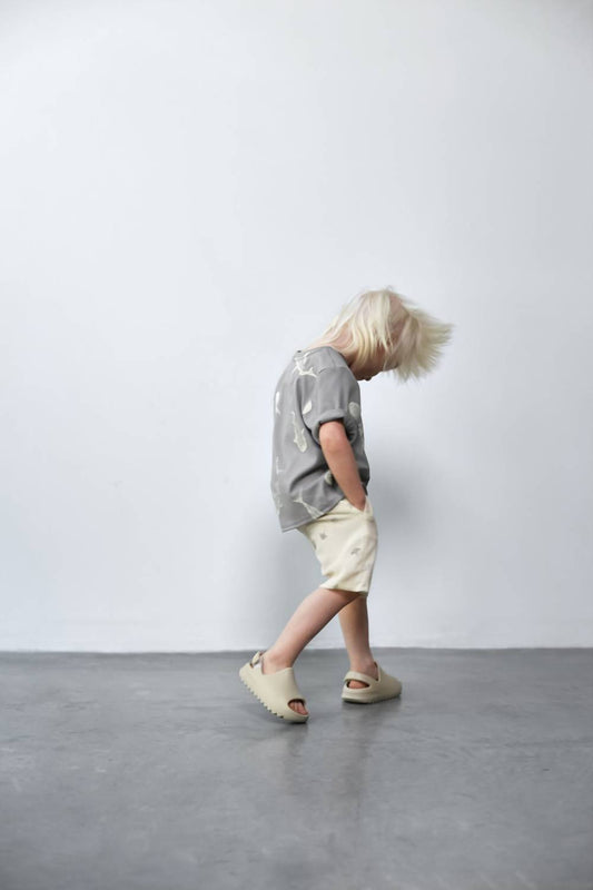 Omamimini - Terry Shorts with Print