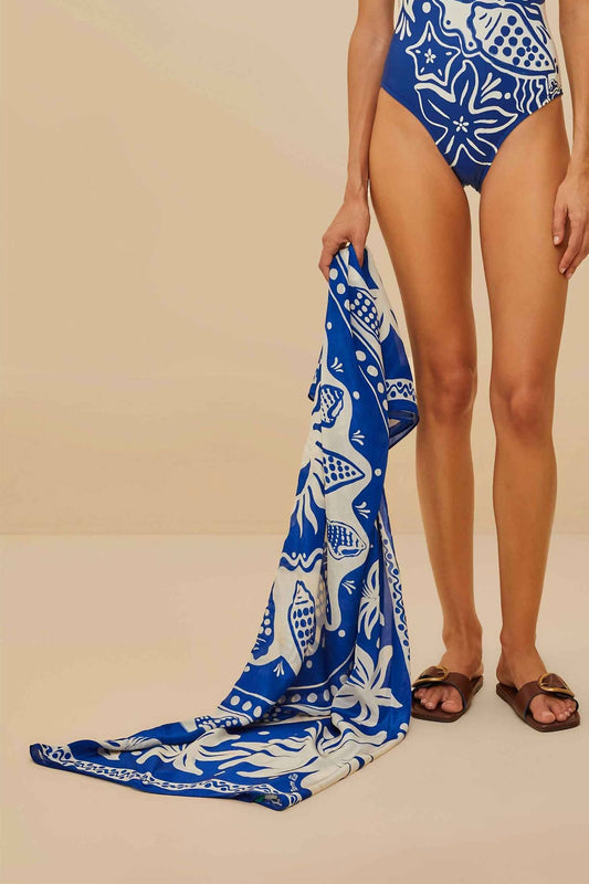 Farm Rio - Ocean Scarf Sarong