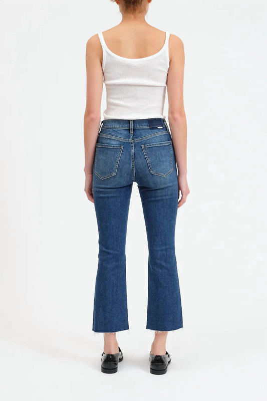 Daze - Shy Girl High Rise Crop Flare Jeans