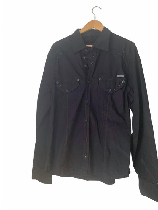 Mondo - Men's Western Shirt With Filigree Embroidery
