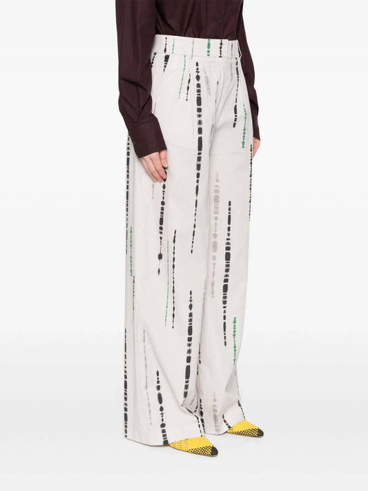 Officine Générale - Lysea Cotton Shiba Print Pants