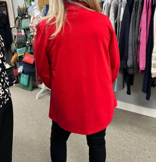 Lulu-B - Button Down Sweatshirt