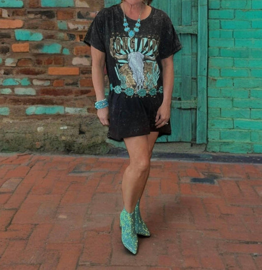 Zutter - Long Live Tee Shirt Tunic Dress