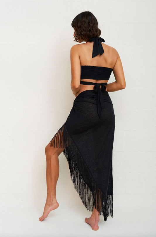 Pitusa - Fringed Sarong Skirt