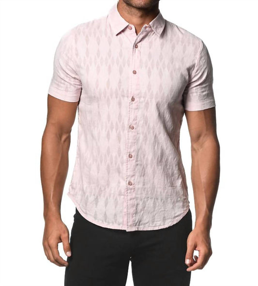 Postmarc - Diamonds Jacquard Short Sleeve Shirt