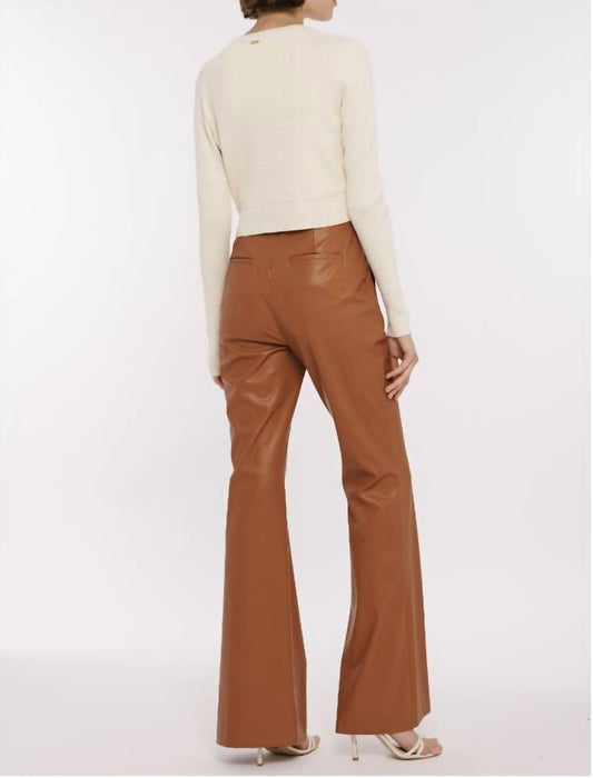 Toccin - Gaia Vegan Leather Flared Pant