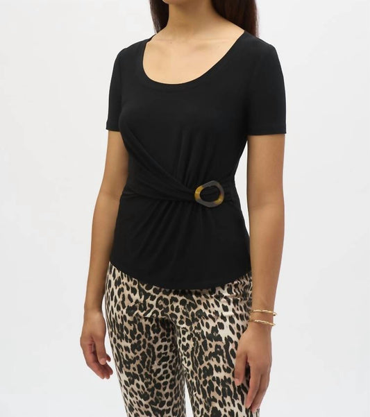 Joseph Ribkoff - Fitted With Buckle Top