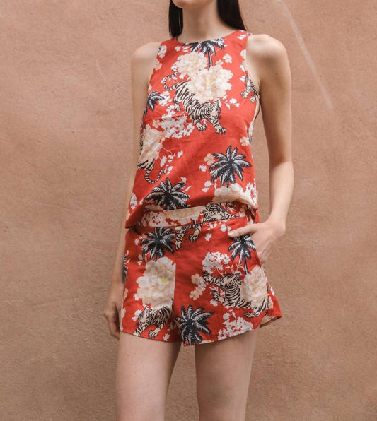 Las Sureñas - Romantic Tiger Short