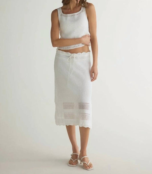 Bella Dahl - Crochet Midi Skirt
