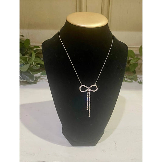 Ellison+Young - Women's Rhinestone Bow Necklace