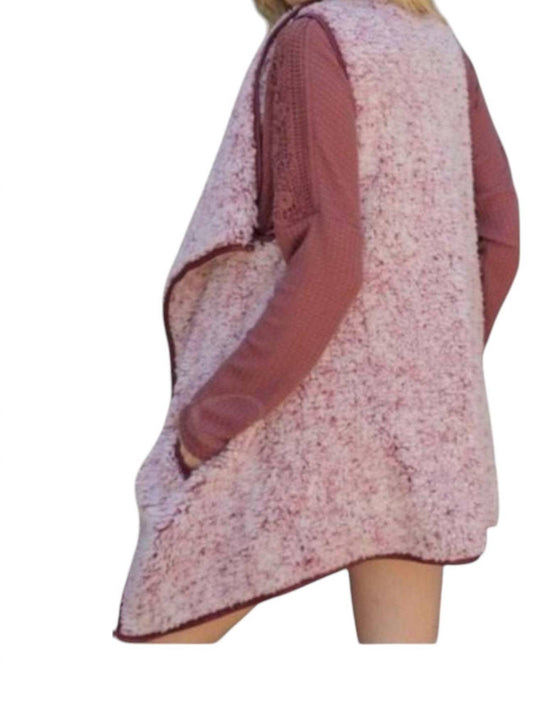 Davi & Dani - Vegan Faux Fur Sherpa Vest