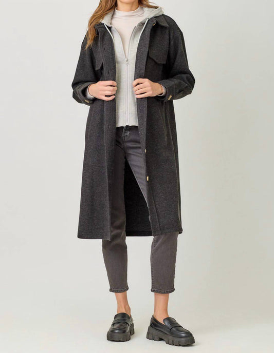 Mystree - Trench Hoodie Coat