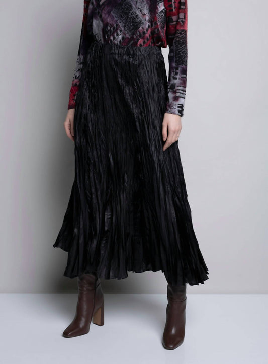 Picadilly - Crinkled Long Skirt
