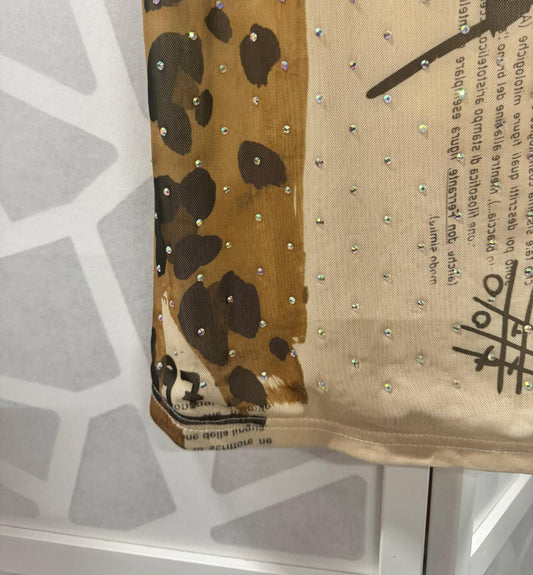 Berek - Women's Cheetah Print Text Tank Top