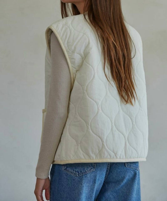 By Together - Quinn Quilted Fleece Vest