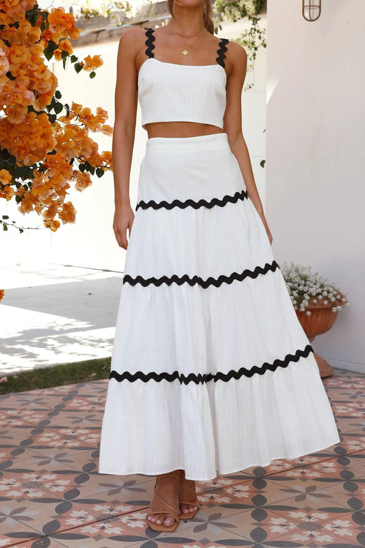 Anna-Kaci - Montecito Top And Maxi Skirt Set