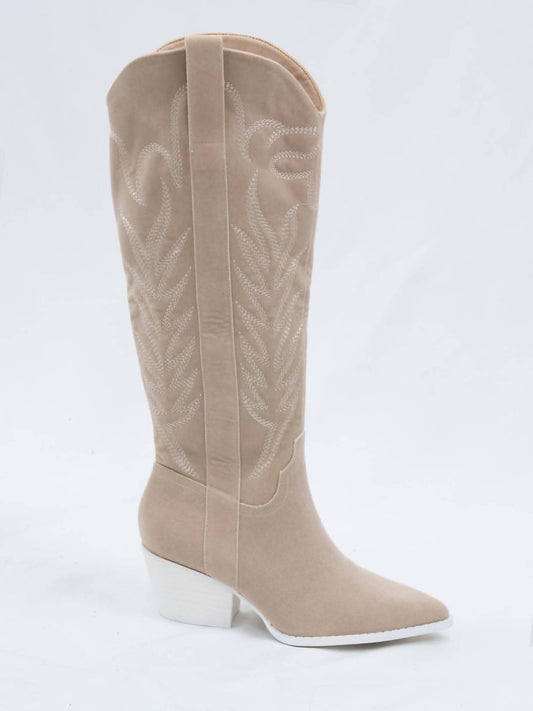Oasis Society - Women's Samara Tall Suede Western Boots