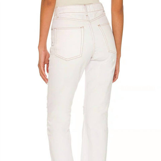 We Wore What - Wide Leg Distressed Jeans