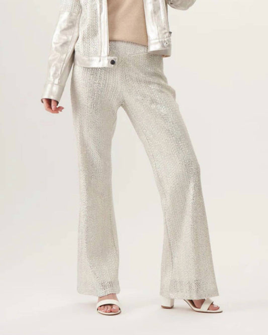 Insight - Metallic Knit Wide Leg Pants