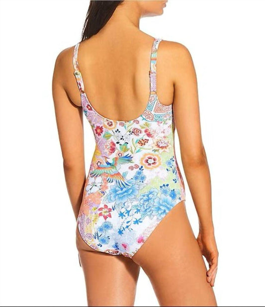 Johnny Was - REVERSE PIQUE TANK ONE PIECE