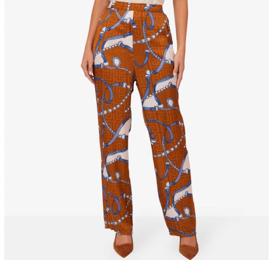 Astrid - Chain Straight Leg Pant