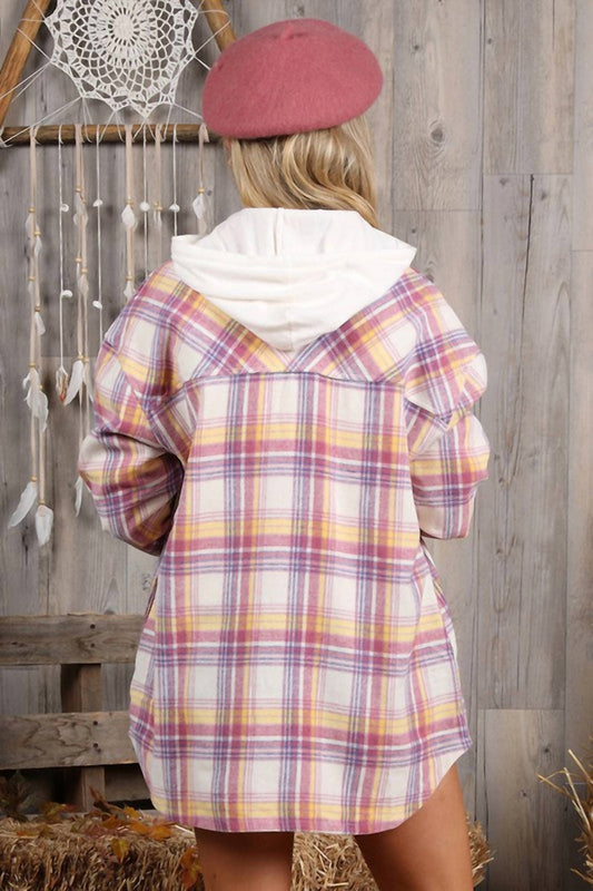 Ninexis - Flannel Texture Shacket