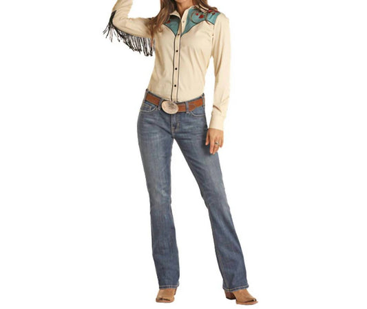 Rock & Roll Cowgirl - Vintage Riding Fit Jean