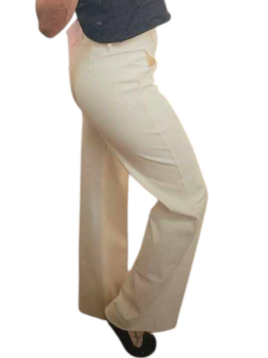 Rae Mode - Triple Stretch Cotton Twill Wide Leg Trousers