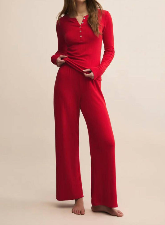 Z Supply - Holly Pointelle Long Sleeve Top