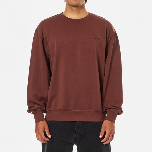 Katin - Embroidered Crew Fleece Sweatshirt