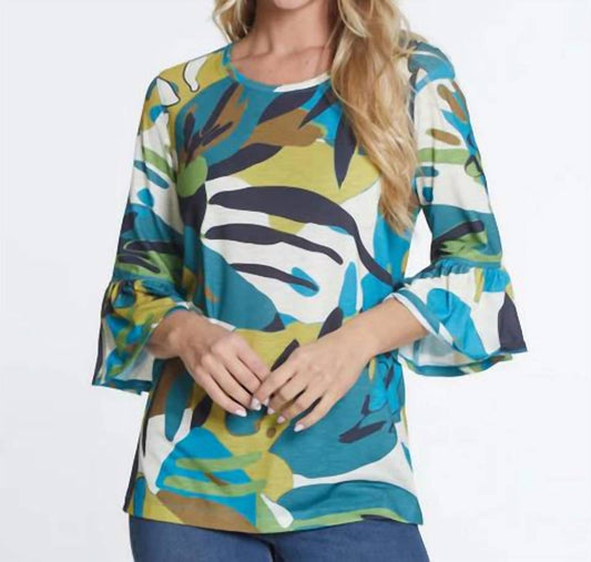 Multiples - 3/4 Flounce Sleeve Top