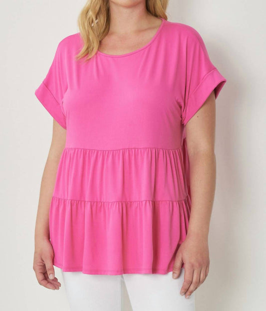 Entro - Short Sleeve Tiered Tunic