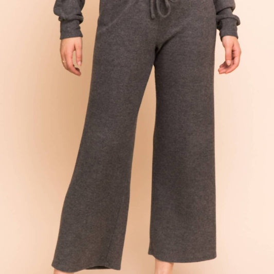 Gilli - Women's Cropped Knit Sweater Lounge Pants