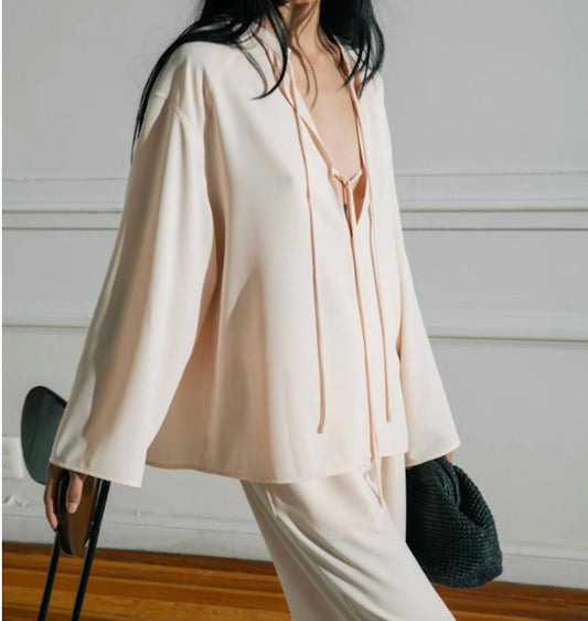 Sloan - Tie V-neck Tunic