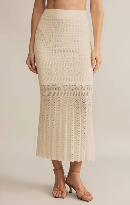 Z Supply - Soria Crochet Midi Skirt