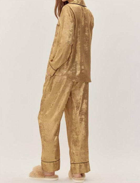 Jodifl - Metallic Long Sleeve Pajama Set