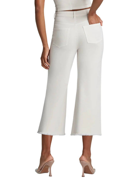 Commando - Do It All Denim High-Rise Cropped Wide Leg Jean