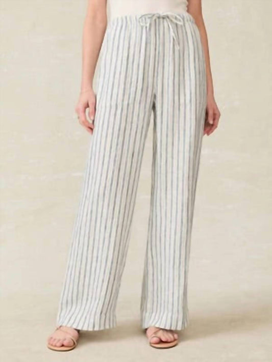 Faherty - Laidback Striped Linen Pants