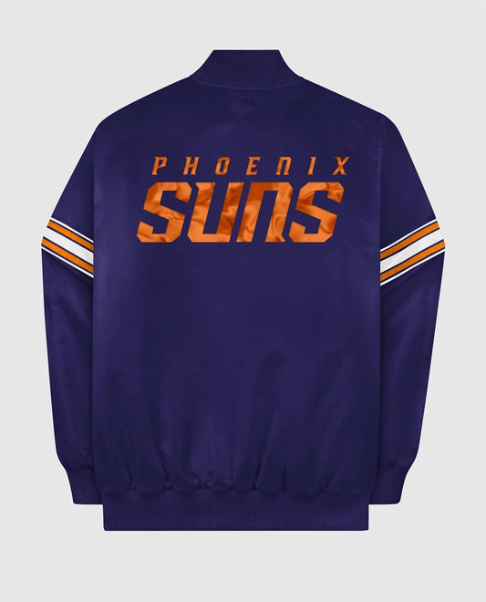 Starter - Men's Phoenix Suns Satin Full-snap Jacket