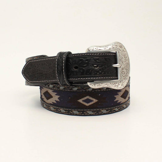 Nocona Belt Co. - Men's Southwest Fabric Inset Belt