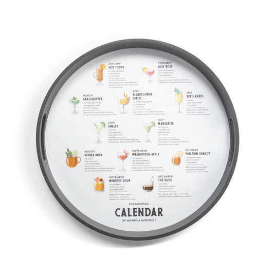 Demdaco - Cocktail Calendar Serving Tray
