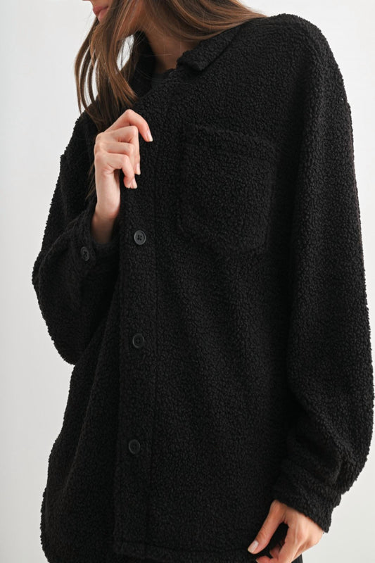 Mono B - Frostline Sherpa Shacket