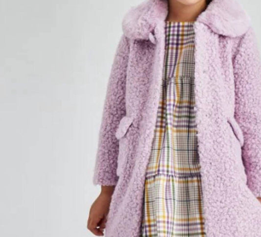 Mayoral - Girls' Faux Fur Collar Coat