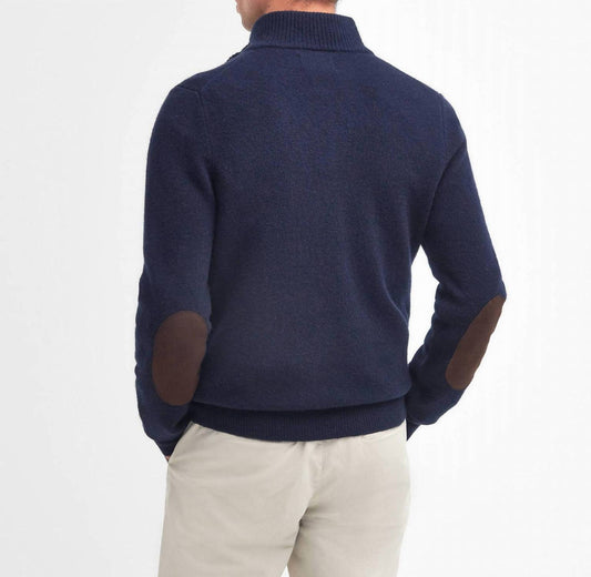 Barbour - Essential Patch Half Zip Sweater